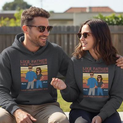 Like Father Like Daughter – Personalized Hoodie