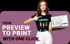 From Preview to Print with one click. Customily Product Personalizer.