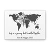 Custom Premium Matte Paper Poster - World Map