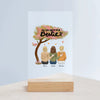 Custom Acrylic Sign with Wooden Stand - Best Friends