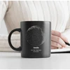 Custom Star Map Mug Dark - Add your own title