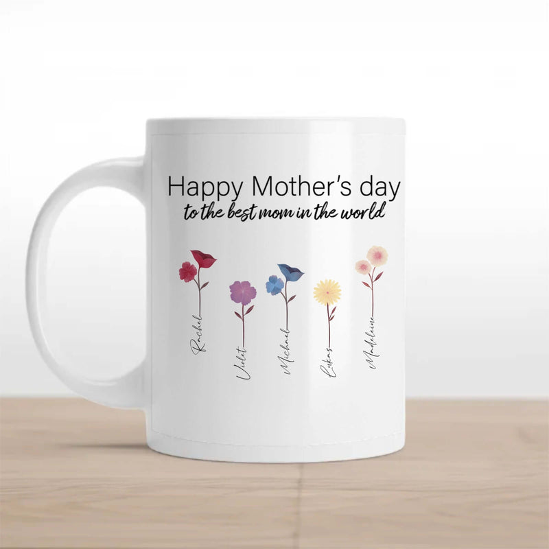 Custom Classic Mug (US Version) - Flowers