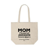 Custom Canvas Shopping Tote for Mom