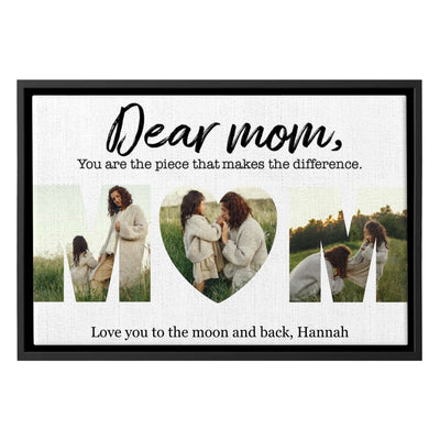 Custom Photo Framed Canvas - Horizontal
