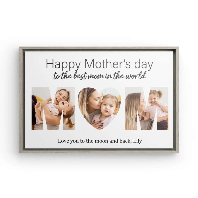 Custom Framed Canvas (US version) - Happy Mother's Day
