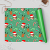 Custom Selfie Santa Wrapping Paper
