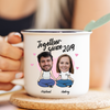 Custom Couple Photo Mug - Together since...