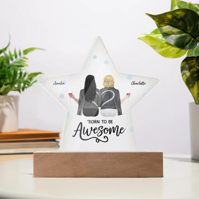 Custom Acrylic Star Plaque - Best Friends