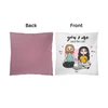 Custom Classic Pillow Front and Back - You and Me and the Cats